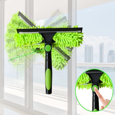 Nettoyeur De Vitres - ExtendedWindowCleaningKit™ - Vert