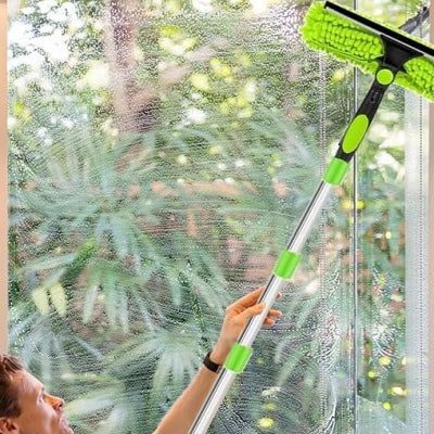 Nettoyeur De Vitres - ExtendedWindowCleaningKit™ - Vert